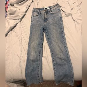 zara mini flare jeans